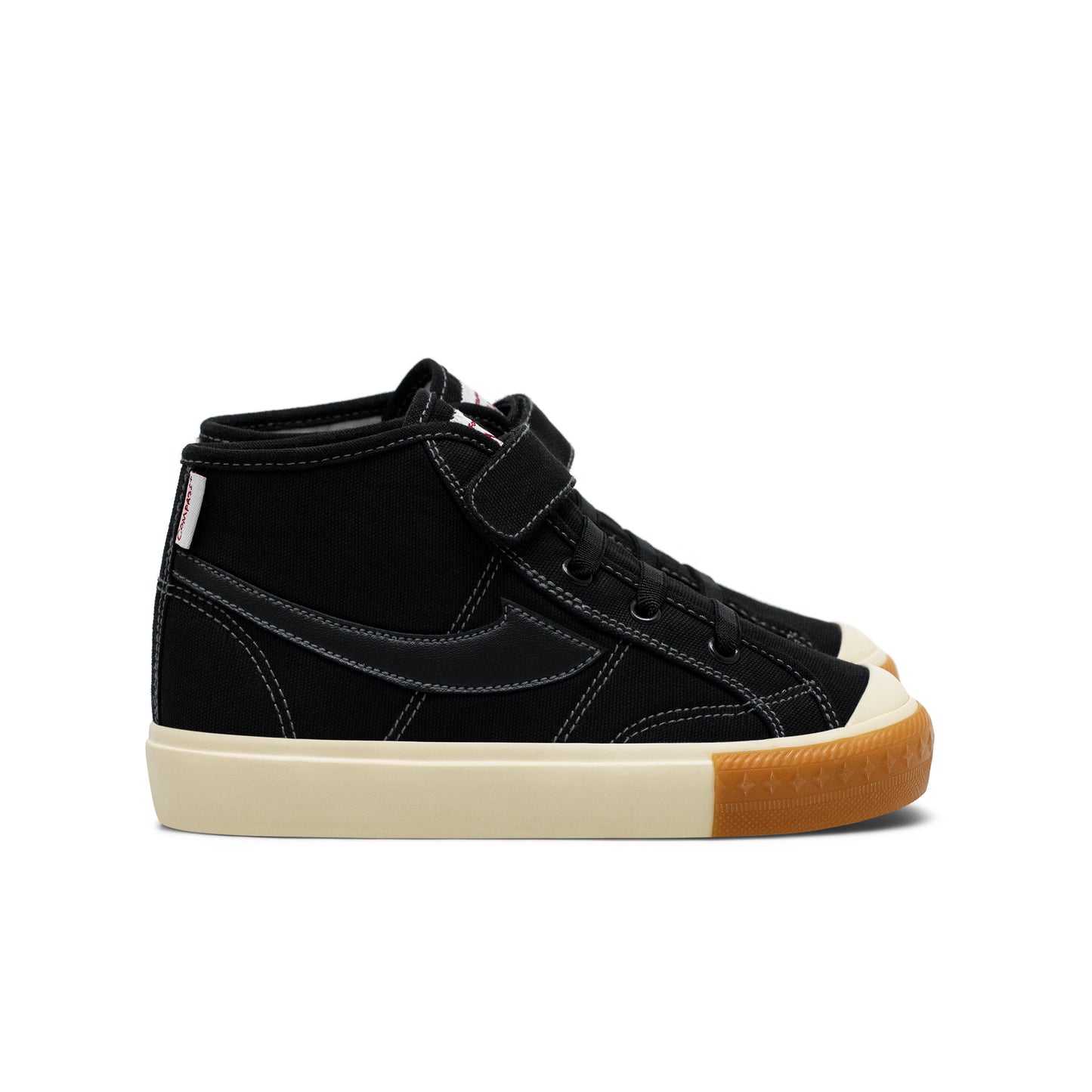 Gazelle Kids Hi Black Gum